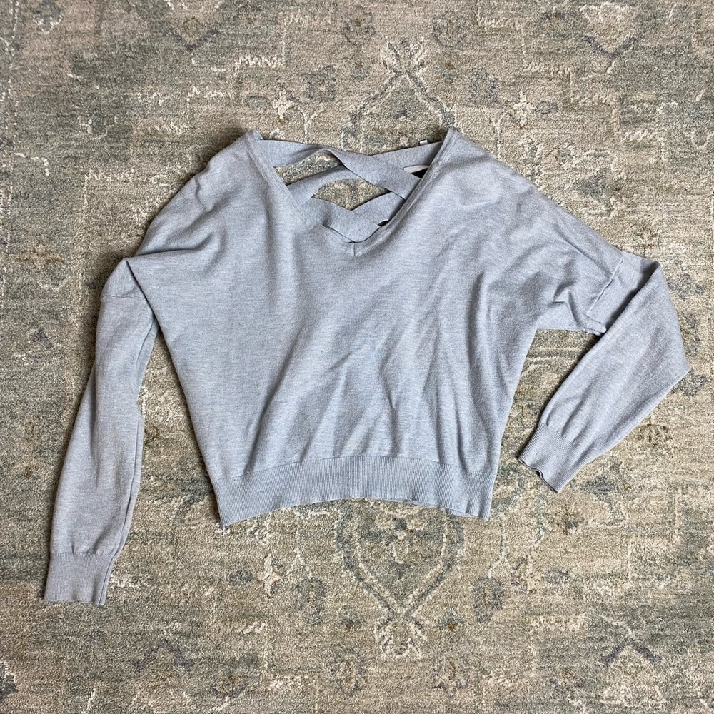 Criss-Cross Back Sweater
